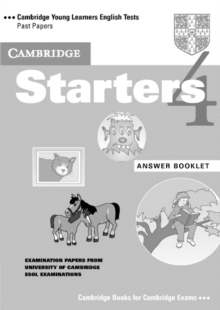 Image for Cambridge Starters 4 Answer Booklet