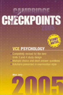 Image for Cambridge Checkpoints VCE Psychology 2005