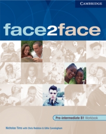 Image for face2face pre-intermediate workbook with key