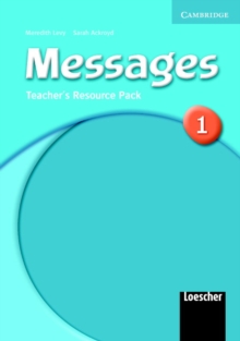 Image for Messages 1 Teacher's Resource Pack Italian Version