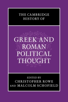 Image for The Cambridge History of Greek and Roman Political Thought