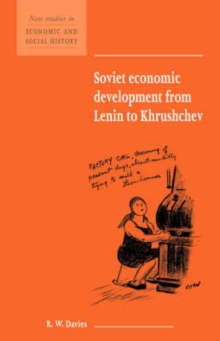 Image for Soviet Economic Development from Lenin to Khrushchev