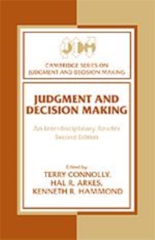 Image for Judgment and Decision Making