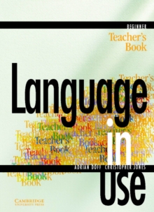 Image for Language in use: Beginner teacher's book