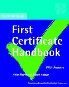 Image for Cambridge First Certificate Handbook With answers