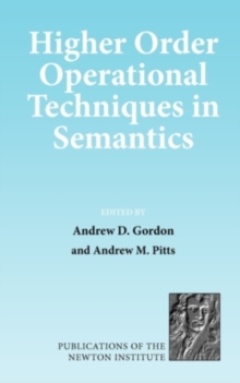 Image for Higher Order Operational Techniques in Semantics