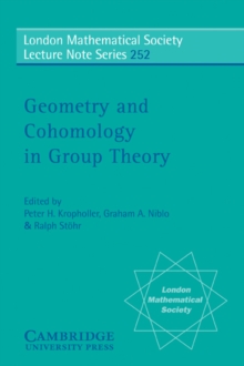 Image for Geometry and Cohomology in Group Theory