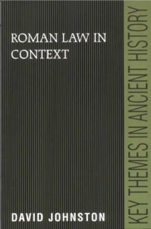 Roman Law in Context