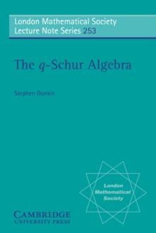 Image for The q-Schur algebra  : S. Donkin