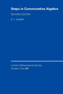 Image for Steps in commutative algebra