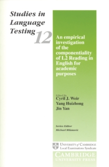Image for An Empirical Investigation of the Componentiality of L2 Reading in English for Academic Purposes
