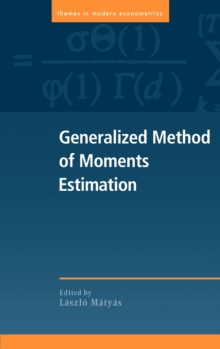 Image for Generalized method of moments estimation