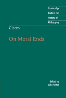 Image for Cicero: On Moral Ends