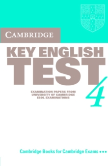 Image for Cambridge Key English Test 4 Audio Cassette