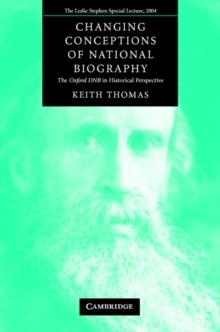 Changing Conceptions of National Biography