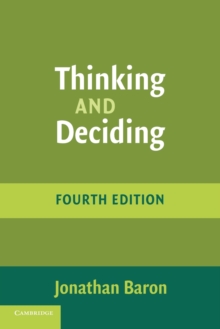 Image for Thinking and Deciding