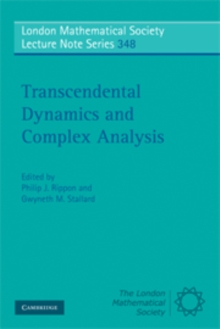 Image for Transcendental Dynamics and Complex Analysis