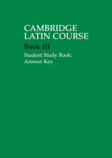 Image for Cambridge Latin courseBook III,: Student study book answer key