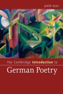 Image for The Cambridge Introduction to German Poetry