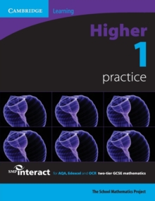 Image for SMP interactHigher 1 practice for AQA, Edexcel and OCR two-tier GCSE mathematics