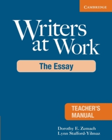 Image for Writers at work: The essay