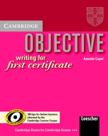 Image for OBJECTIVE WRITING FOR FIRST CERTIFICATE