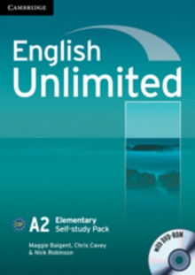 Image for English Unlimited Elementary Self-study Pack (Workbook with DVD-ROM)