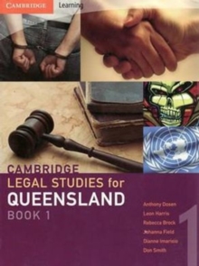 Image for Cambridge Legal Studies for Queensland Book 1