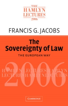 Image for The Sovereignty of Law