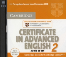 Image for Cambridge Certificate in Advanced English 2 for Updated Exam Audio CDs (2)