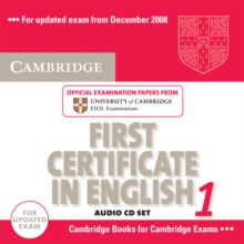 Image for Cambridge First Certificate in English 1 for Updated Exam Audio CDs (2) : Official Examination Papers from University of Cambridge ESOL Examinations