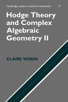Image for Hodge theory and complex algebraic geometry2