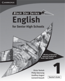 Image for Cambridge Black Star English for Senior High Schools Teacher's Guide 1