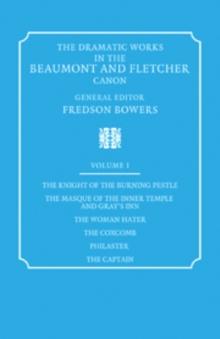 Image for The Dramatic Works in the Beaumont and Fletcher Canon 10 Volume Paperback Set