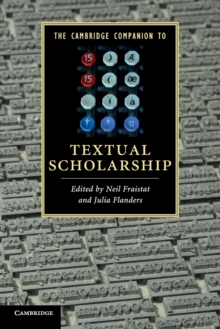 Image for The Cambridge Companion to Textual Scholarship