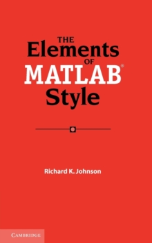 Image for The Elements of MATLAB Style