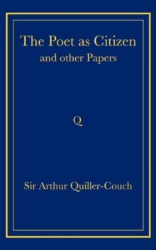 Poet as Citizen and Other Papers