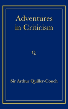 Adventures in Criticism