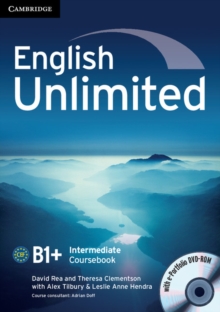 Image for English unlimited: B1+ intermediate coursebook with e-portfolio
