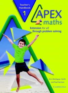 Image for Apex maths  : extension through problem solving in mathematicsYear 1: Teacher's handbook
