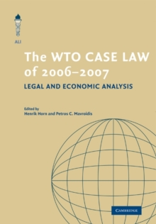 WTO Case Law of 2006-7
