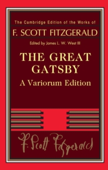 Image for The Great Gatsby – Variorum Edition