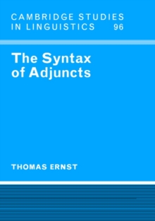 Syntax of Adjuncts