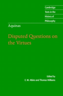 Image for Aquinas  : disputed questions on the virtues