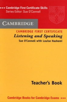 Image for Cambridge First Certificate Listening and Speaking Teacher's book