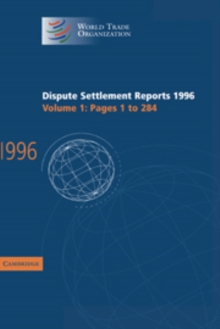 Dispute Settlement Reports 1996