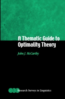 Thematic Guide to Optimality Theory