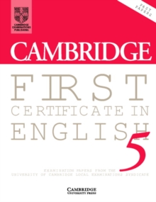 Image for Cambridge First Certificate in English 5 Student's Book