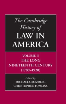 Cambridge History of Law in America