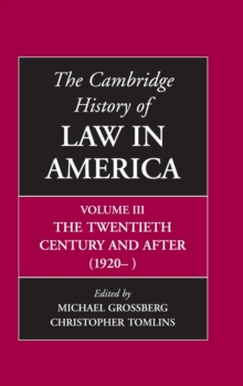 Cambridge History of Law in America